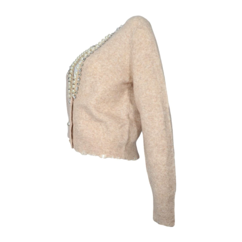Kaos Elegante V-hals Cardigan Beige Dames