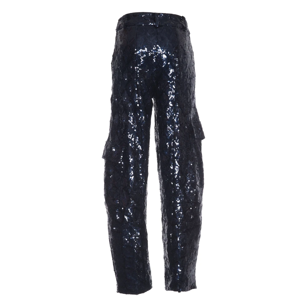 Rotate Birger Christensen Blauwe Damesbroek Mode Blue Dames
