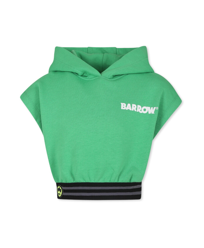 sweat-crop-vert-avec-imprime-smiley