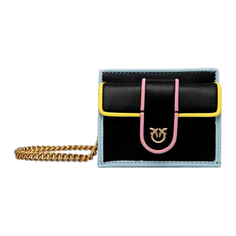 Pinko Multikleur portemonnee met clip en afneembare band Multicolor Dames