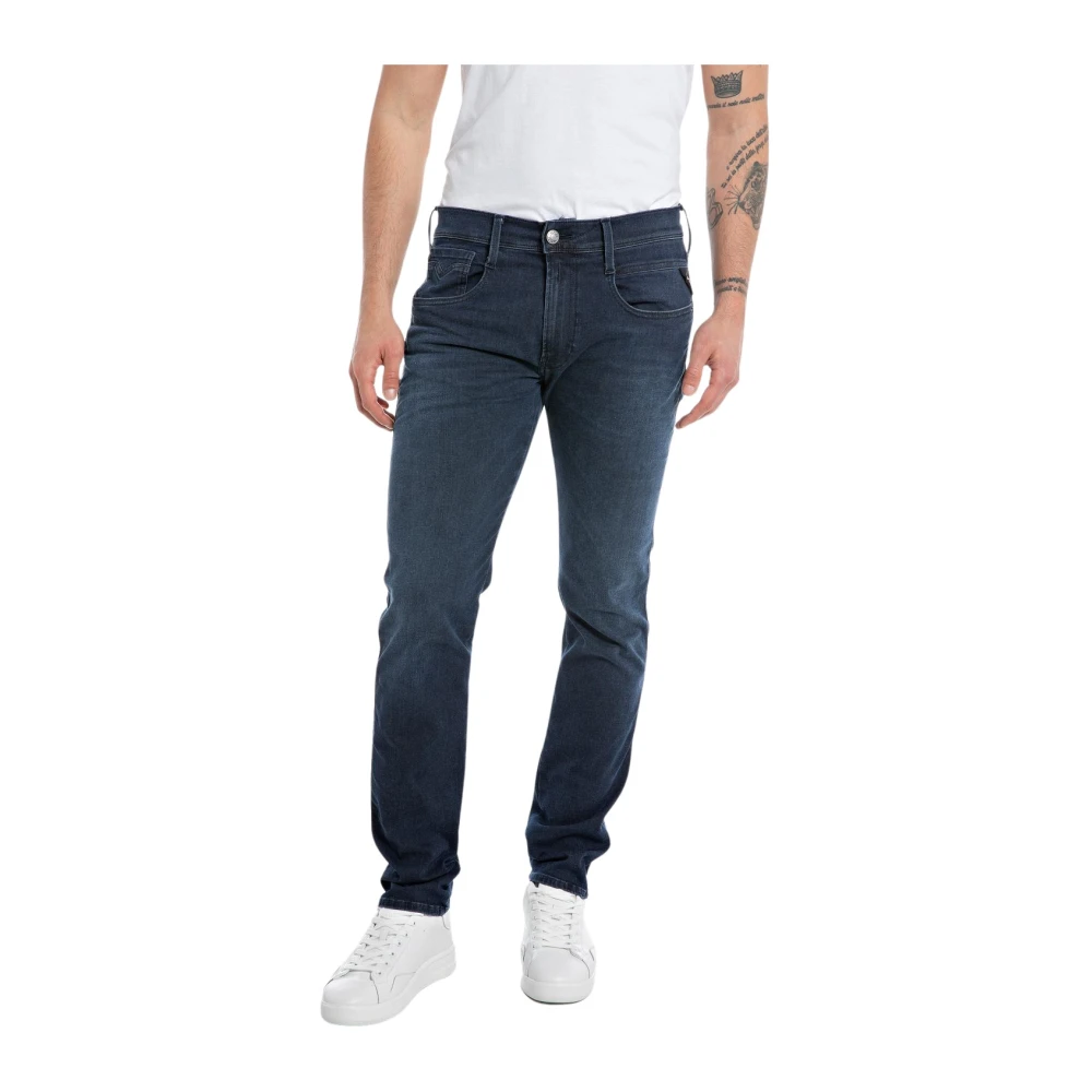 Replay Uomo Blu Jeans, W38 L32, New,
