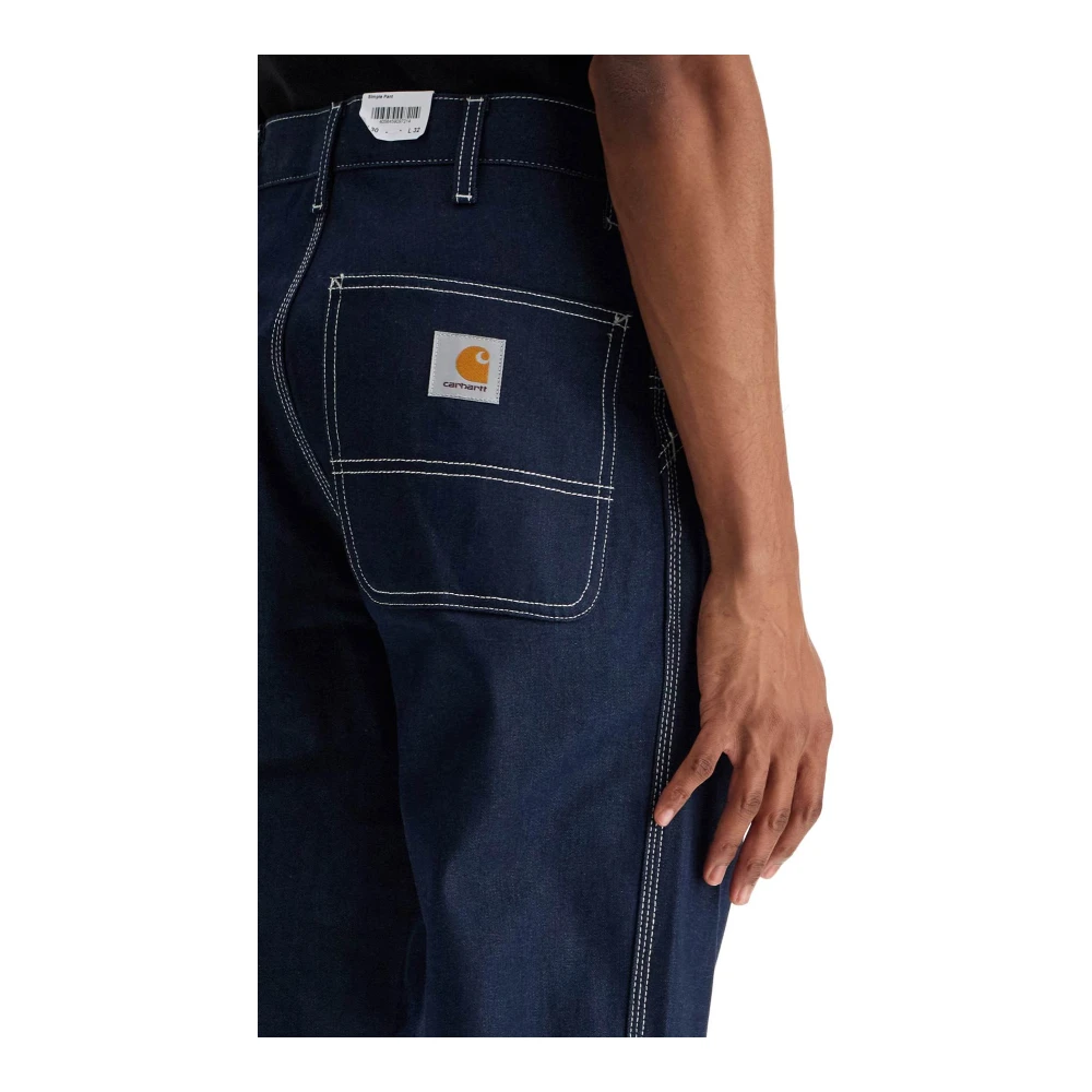 Carhartt WIP Denim werkbroek Blue Heren