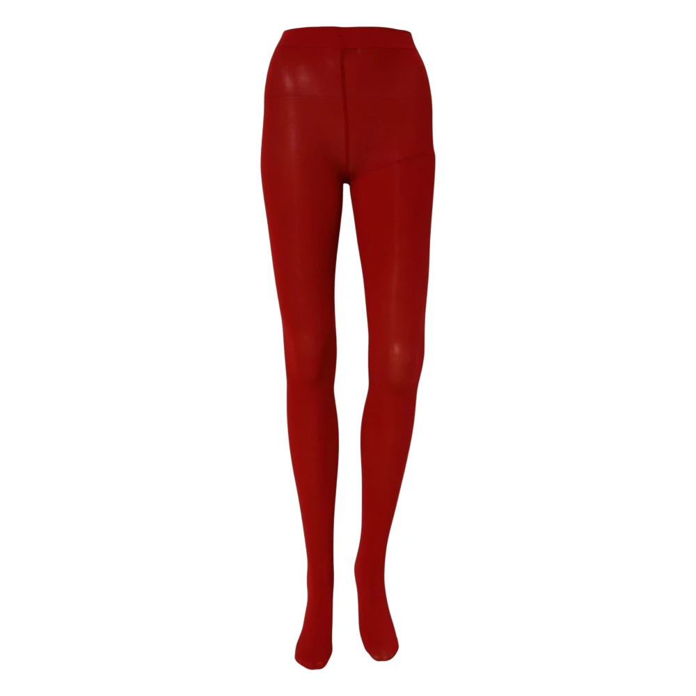 Dolce & Gabbana , Tights, Female, Red, One Size, Red Nylon Tights Stocking Pantyhose Socks - Image 1