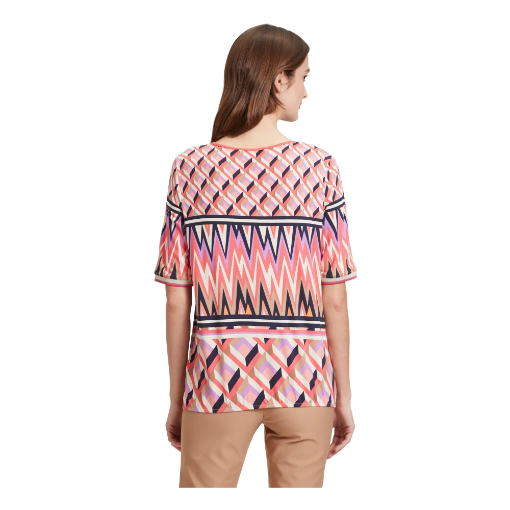 Betty Barclay Grafisch Printshirt met Glitterstenen Multicolor Dames