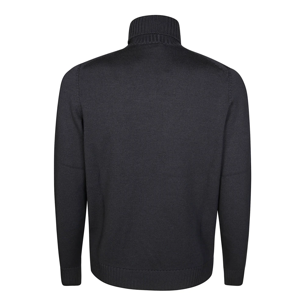 Drumohr Merino Coltrui Trui Black Heren