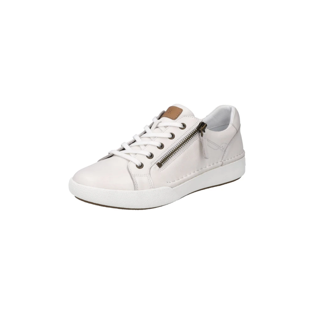 Josef Seibel Witte Dames Casual Sneakers Comfortabel Dames Schoenen