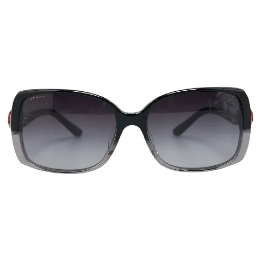 Bvlgari Vintage Pre-owned Plastic sunglasses Black Dames
