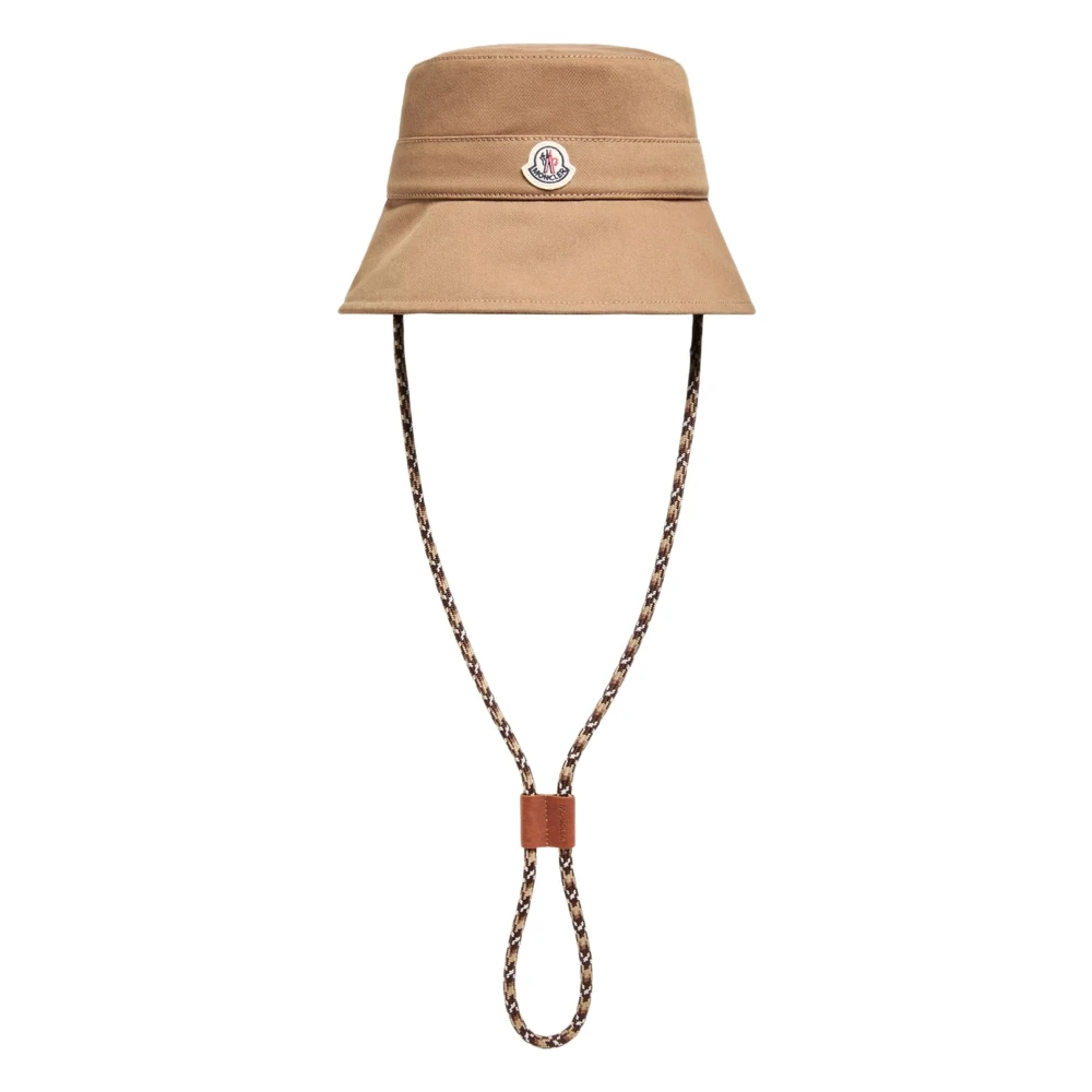 Moncler Women's Brown Logo Patch Baseball Cap