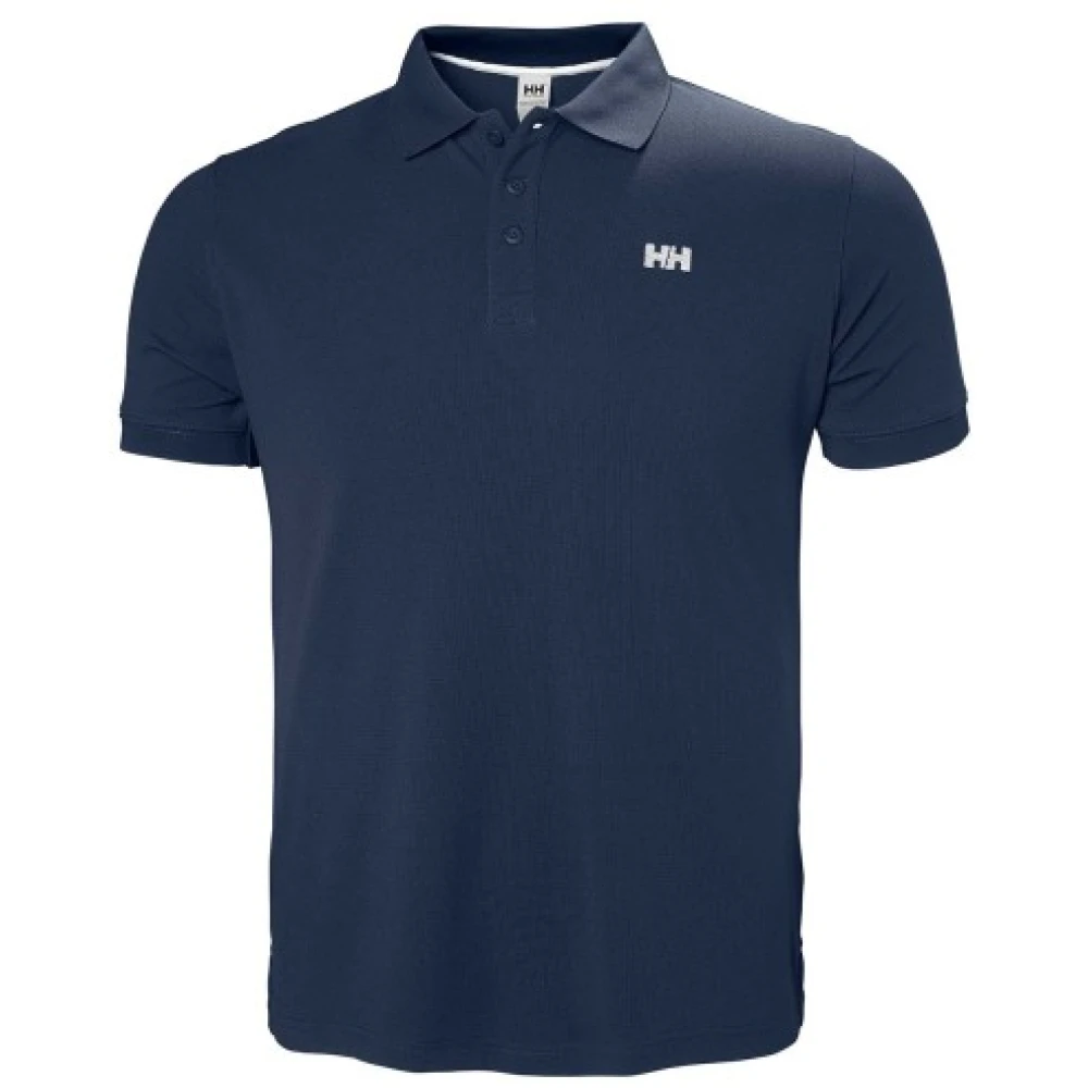 Helly Hansen Blue Men Polo Shirt - Male - Polo Shirts - L - Tops