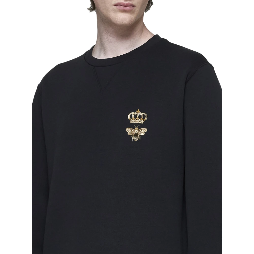 Dolce & Gabbana Zwarte Sweaters voor Mannen Black Heren
