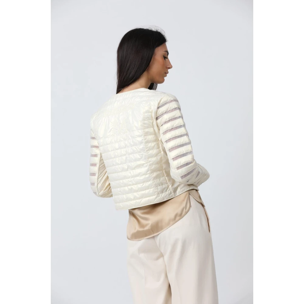 Diego M Stijlvolle Jas White Dames