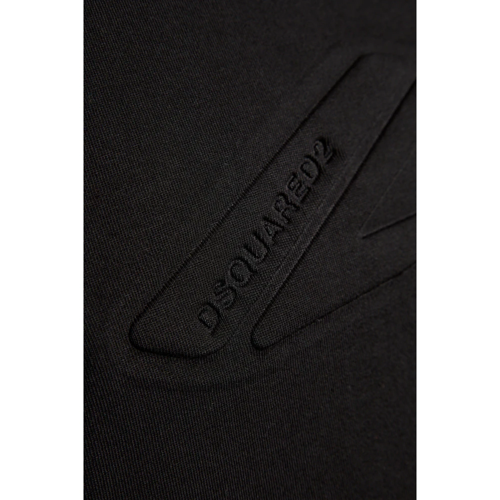 Dsquared2 Jurk met logo Black Dames