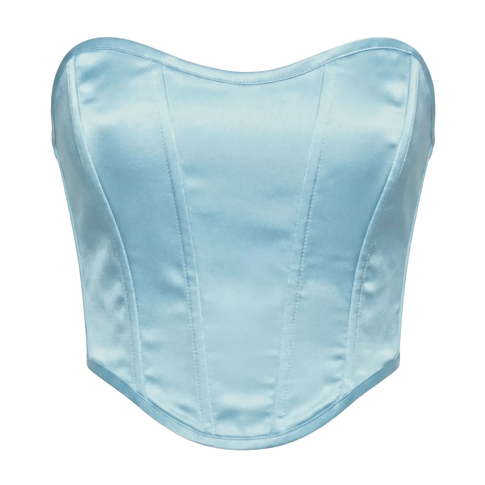 Imperial Women's Blue Sleeveless Tops, M, Canotta