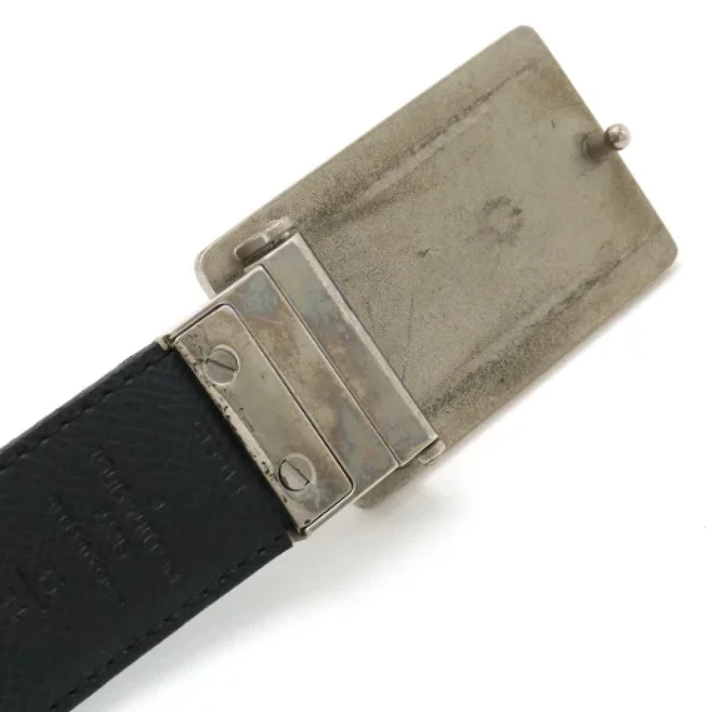 Louis Vuitton Vintage Pre-owned Canvas belts Black Heren