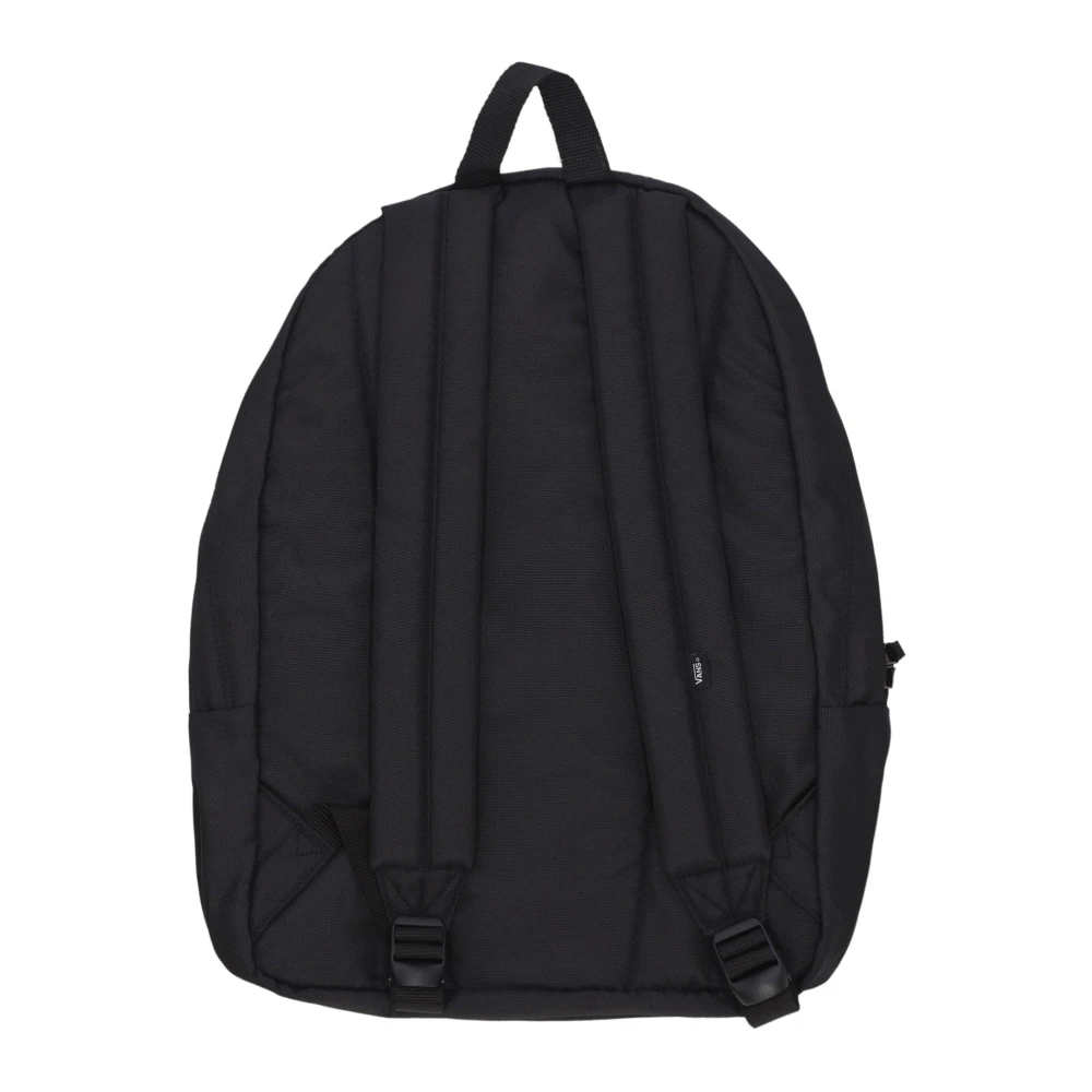 Vans Fudge Zwart Rugzak met Patch Logo Pink Heren
