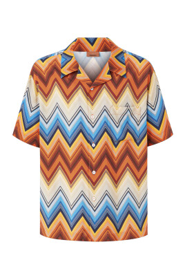 chemise-de-bowling-orange-zig-zag-en-viscose