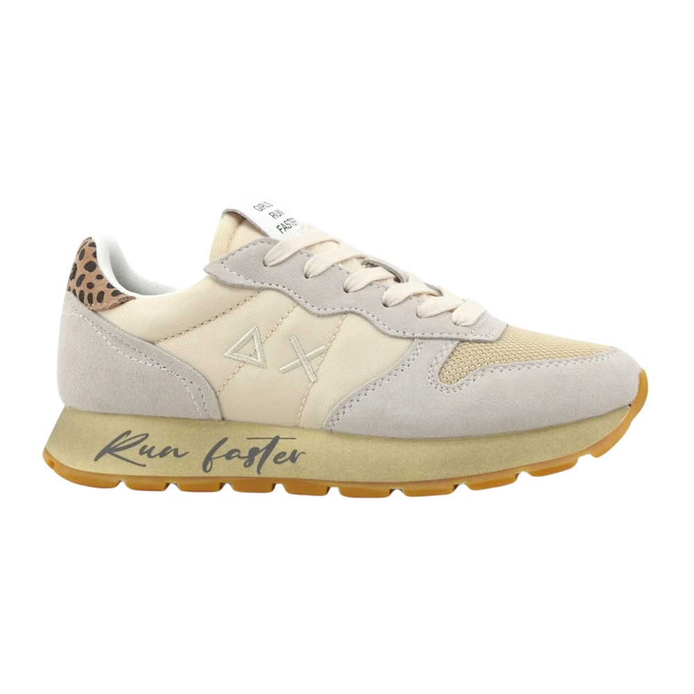 Sun68 Ally Vintage Sneaker Dames Schoenen Beige