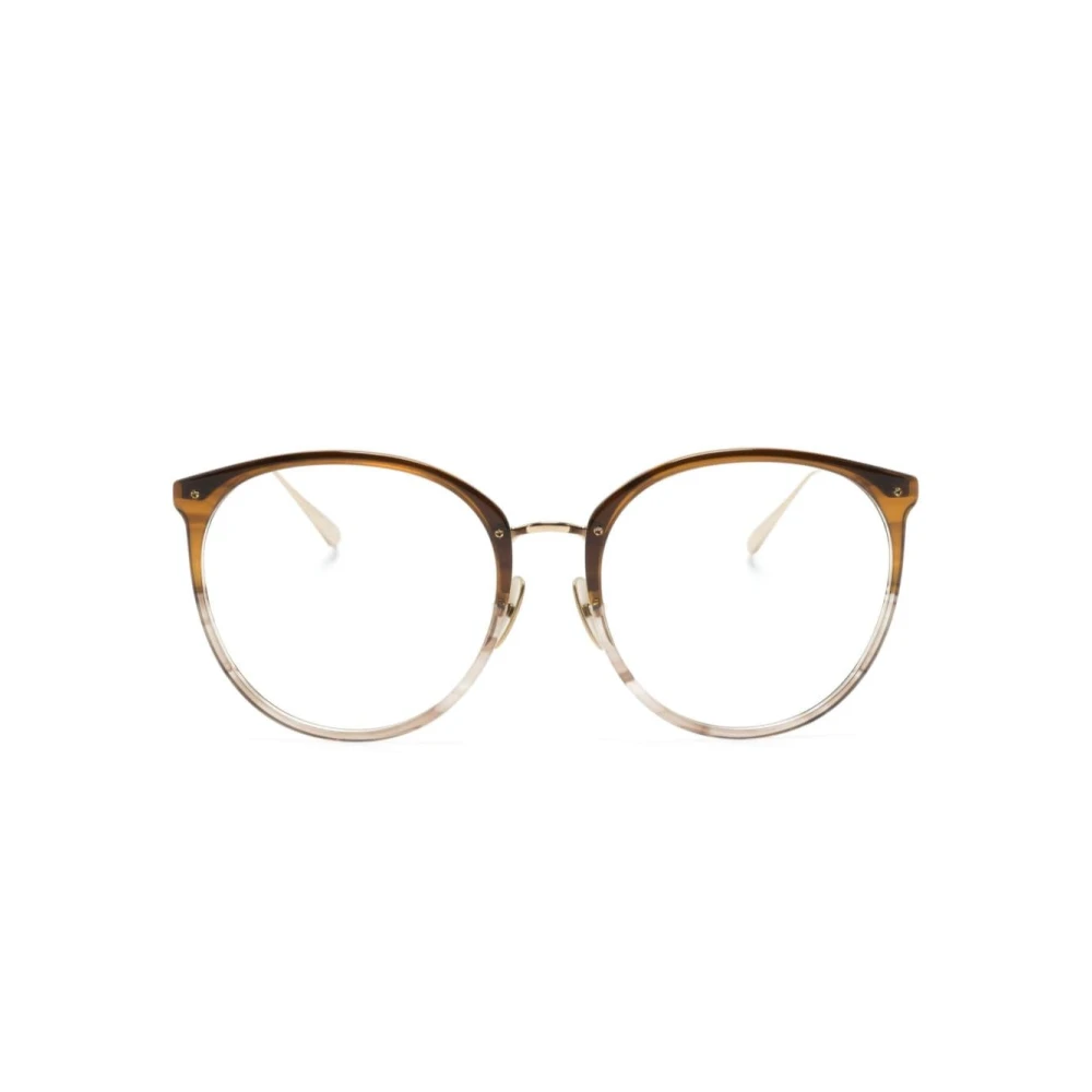 Linda Farrow Brown Glasses, Female, 58 Mm, Optical Frame