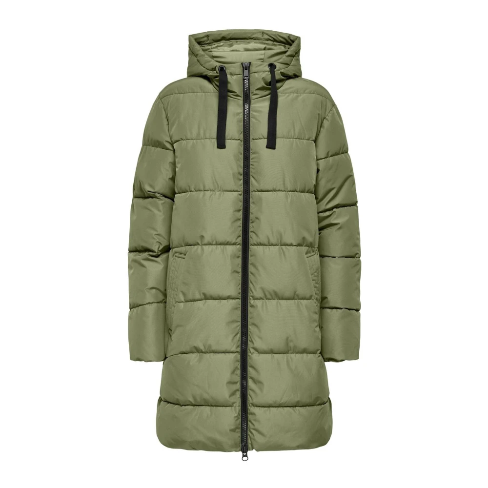 Only Clair Gewatteerde Jas Green Dames
