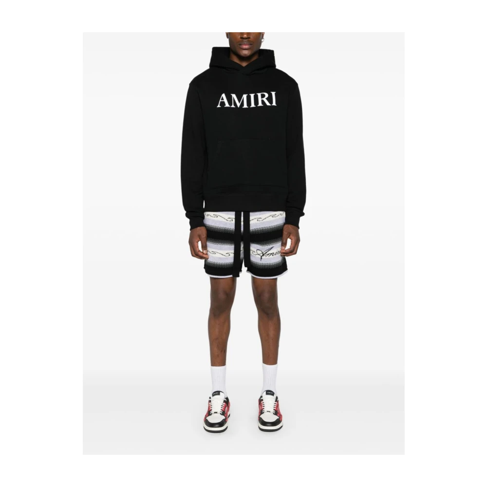 Amiri Zwarte Hoodie met Capuchon Black Heren