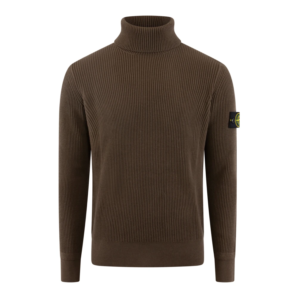 Stone Island Heren Gebreide Kleding Brown Heren