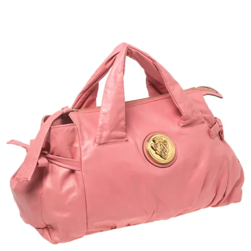 Gucci Vintage Pre-owned Leather gucci-bags Pink Dames