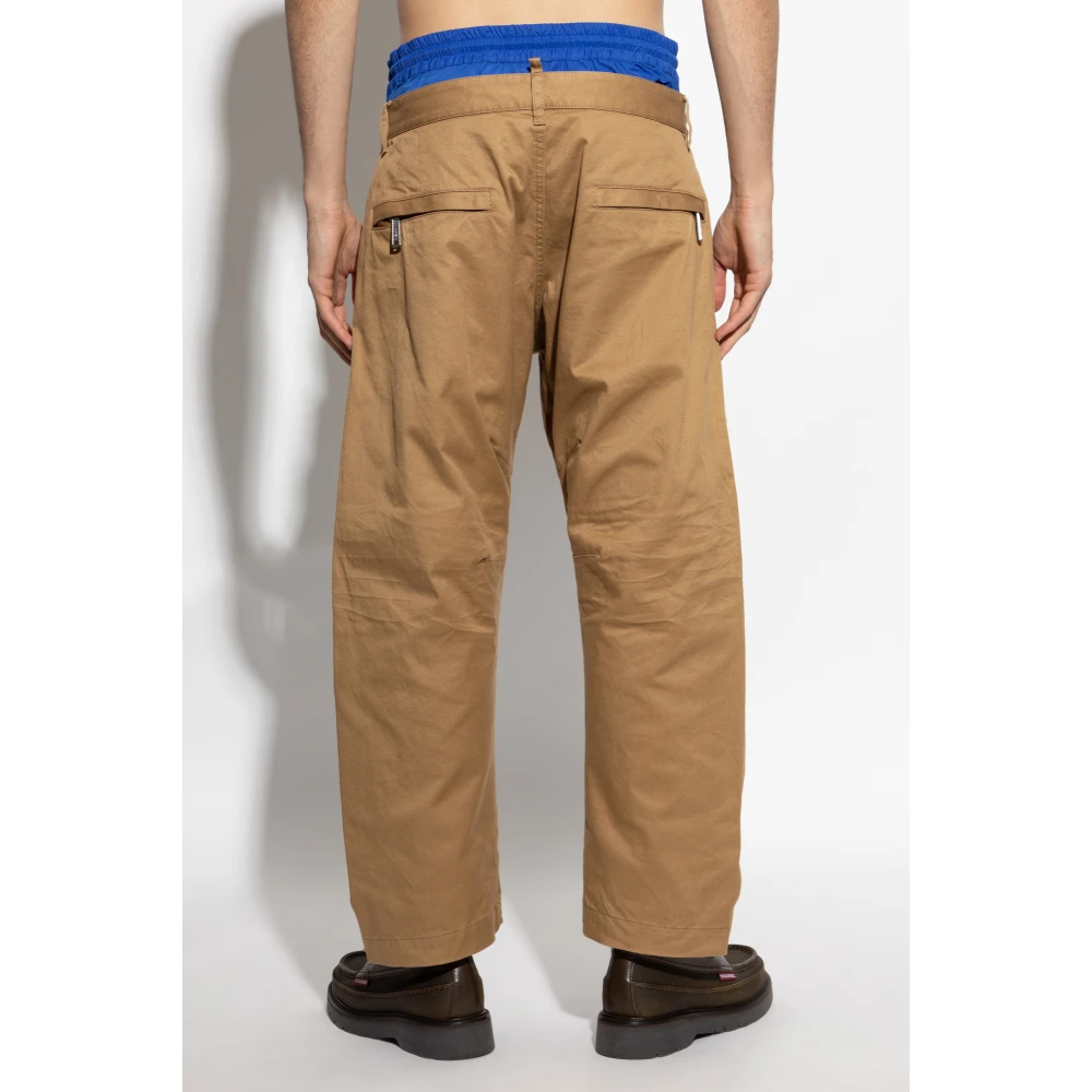 Dsquared2 Cargo style jeans Brown Heren