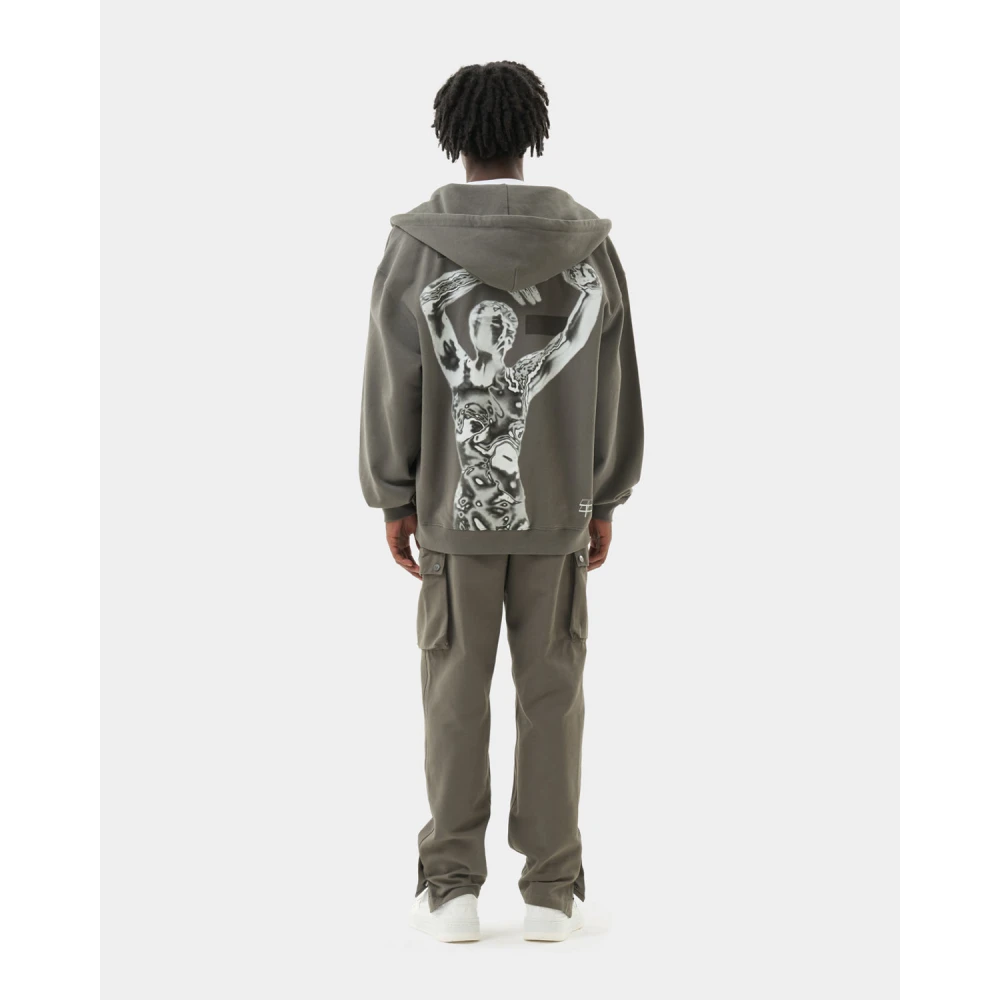 Filling Pieces Zip Hoodie Chrome Gray Heren