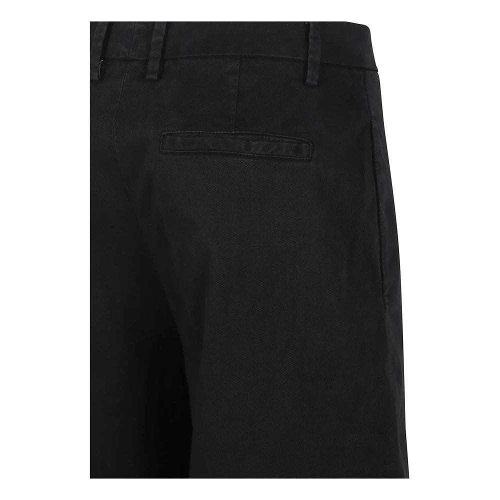 True Royal Zwarte Zijdeblend Broek Black Dames