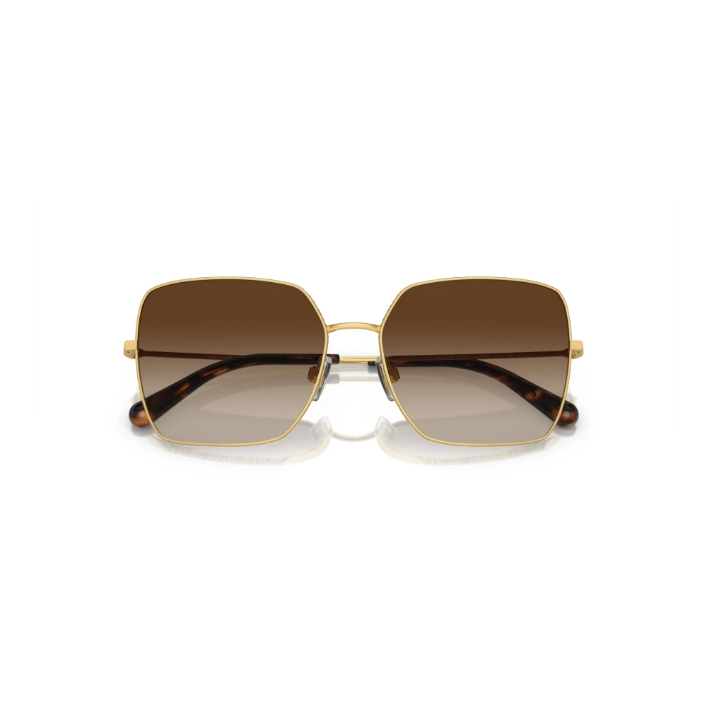 Dolce & Gabbana Sunglasses DG2242 02/13 Gold Dark Brown Gradient - Image 8