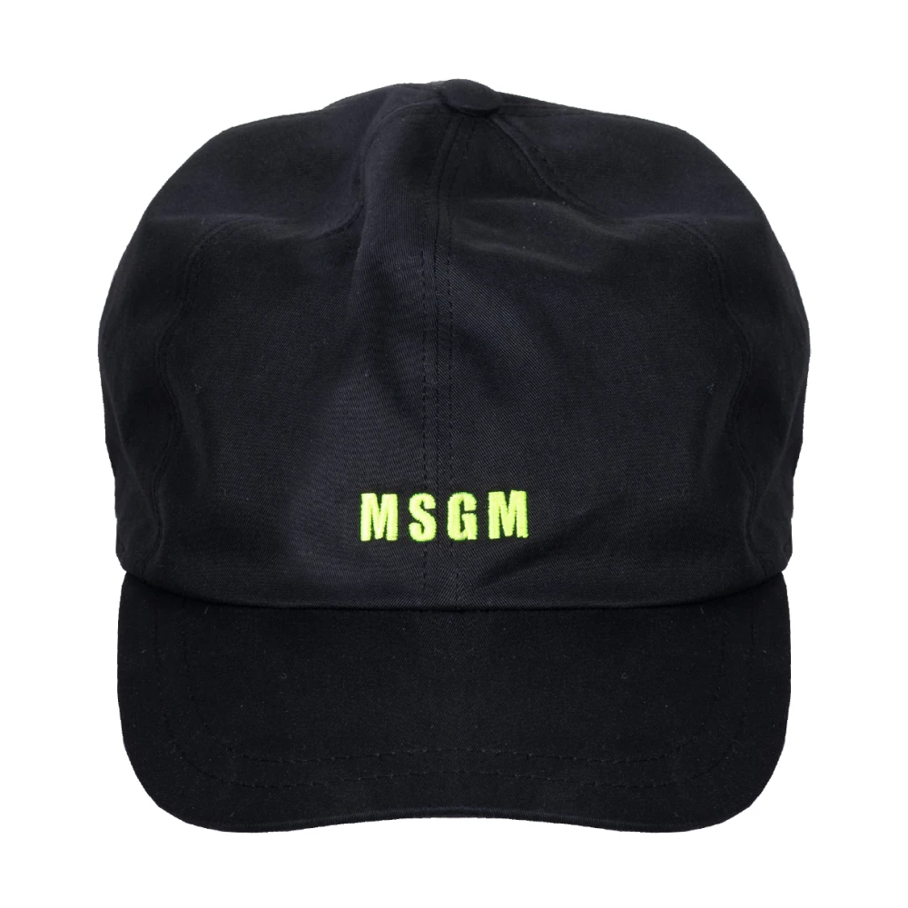 Msgm Caps Black Heren
