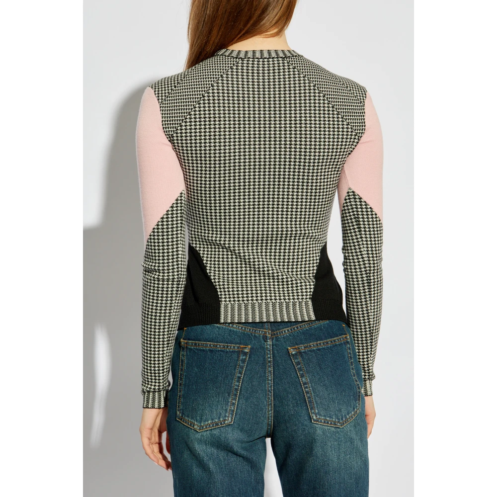 alexander mcqueen Gebreide trui met patroon Multicolor Dames