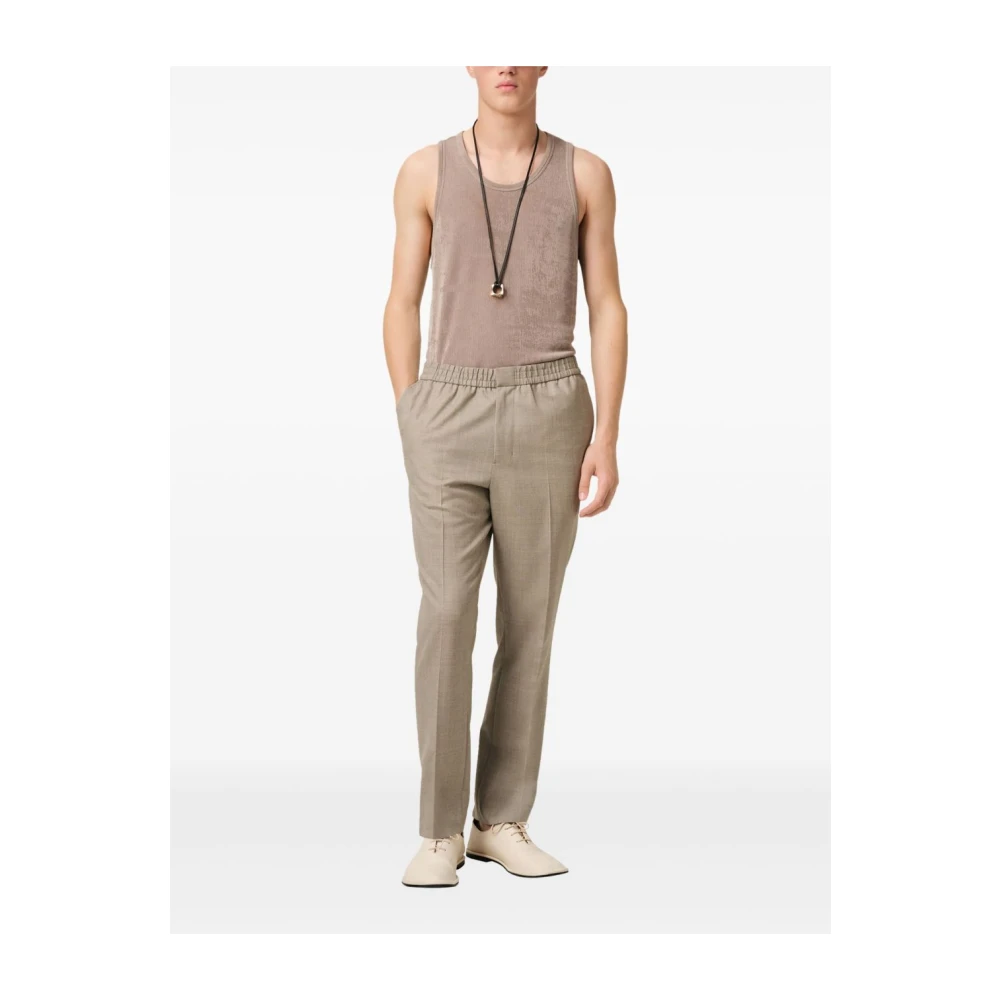 Ami Paris Elastische taillebroek Gray Heren