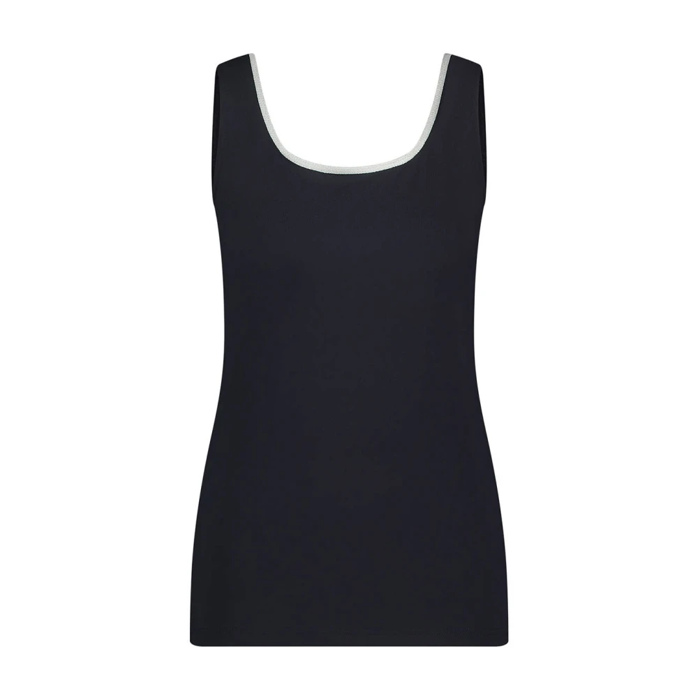 Nukus Mouwloze Top Juba Singlet Blue Dames