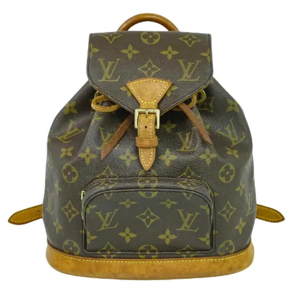 Louis Vuitton Vintage Pre-owned Canvas backpacks Brown Dames