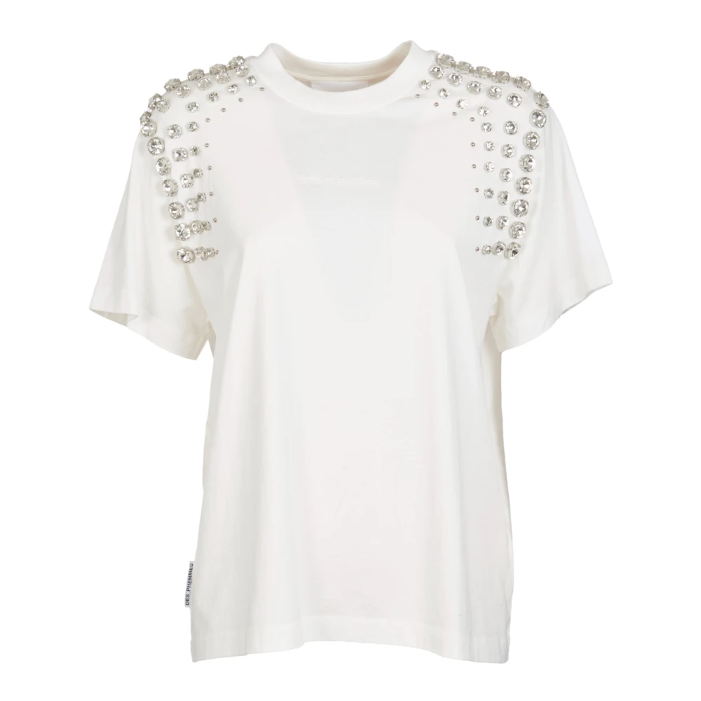 DES Phemmes Witte Tanktop Koud Geverfd White Dames