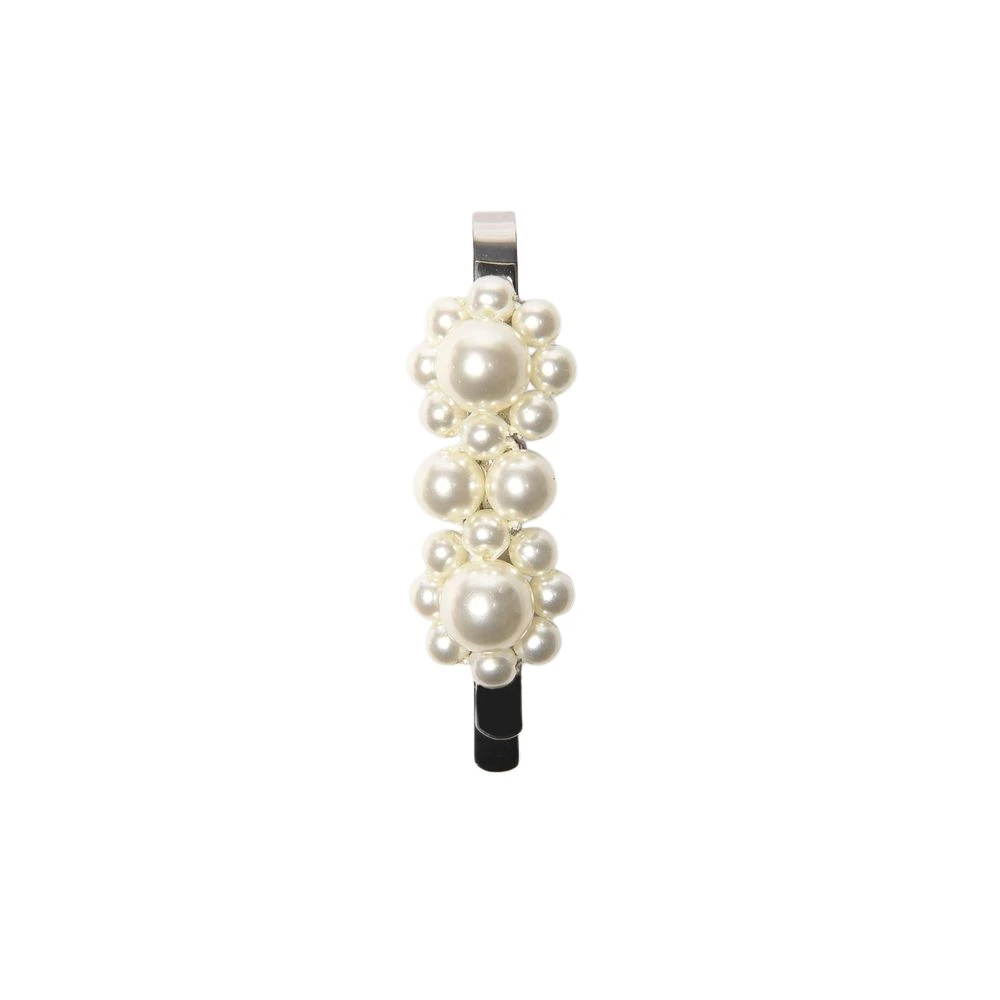 Simone Rocha Parel Bloem Haarklem Wit White Dames