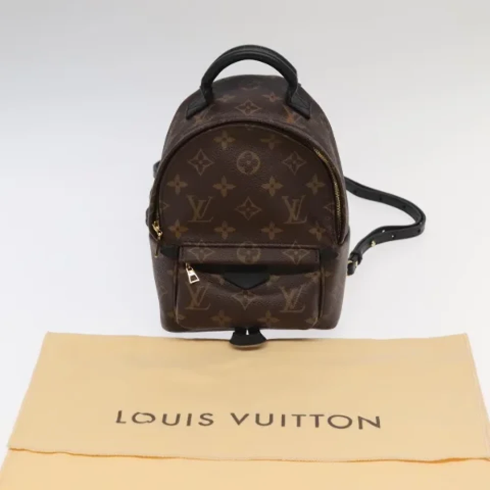 Louis Vuitton Vintage Pre-owned Canvas backpacks Brown Dames