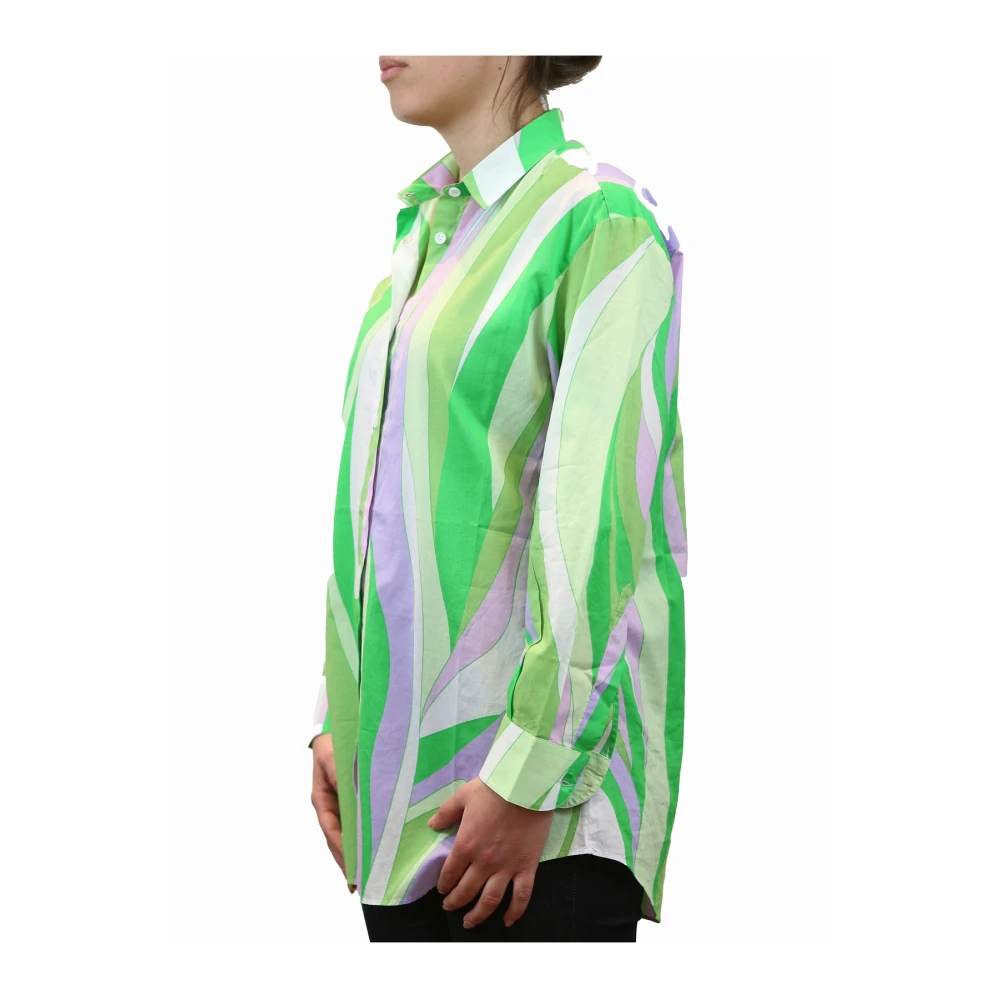 MC2 Saint Barth Katoenen Overhemd Green Dames