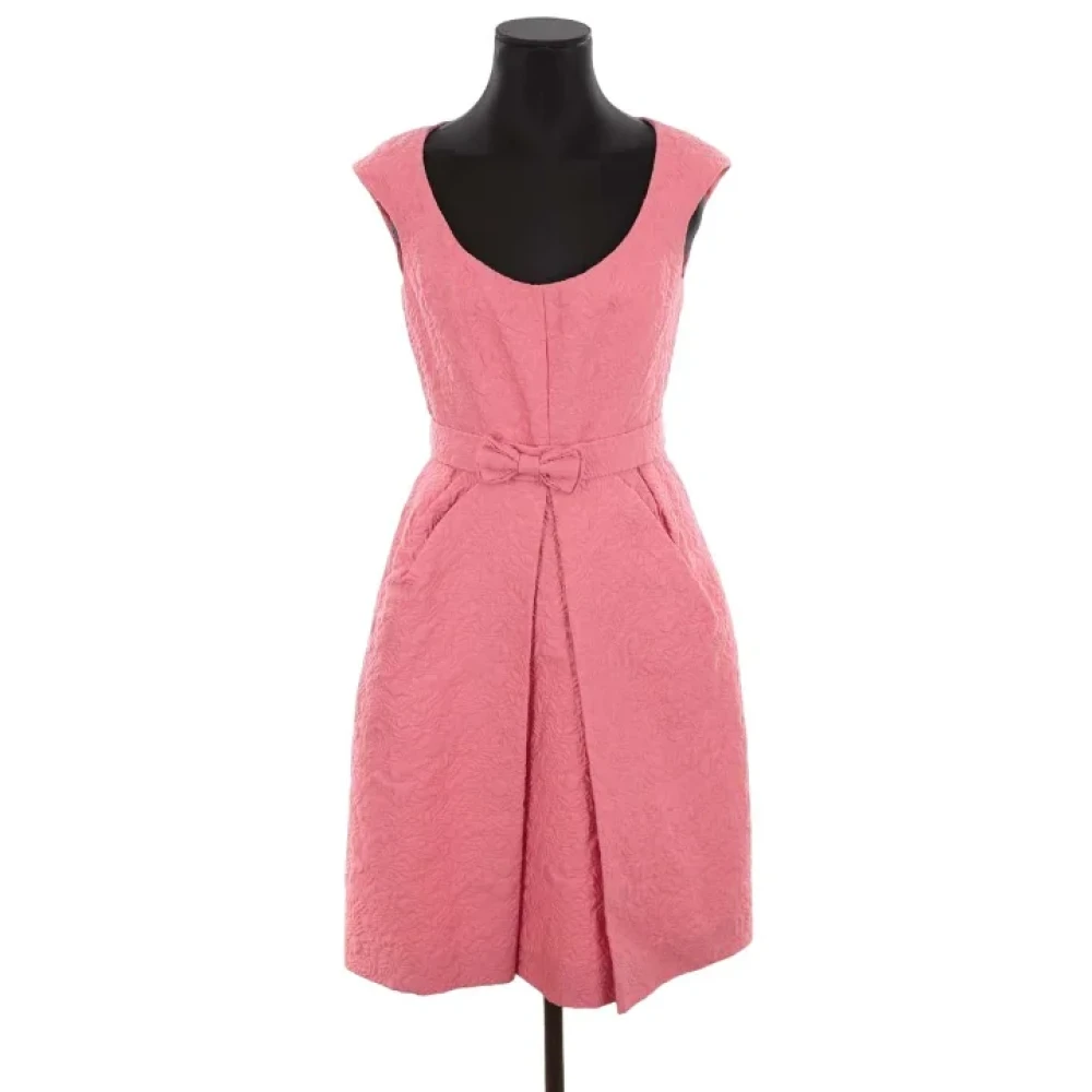 Louis Vuitton Vintage Pre-owned Cotton dresses Pink Dames