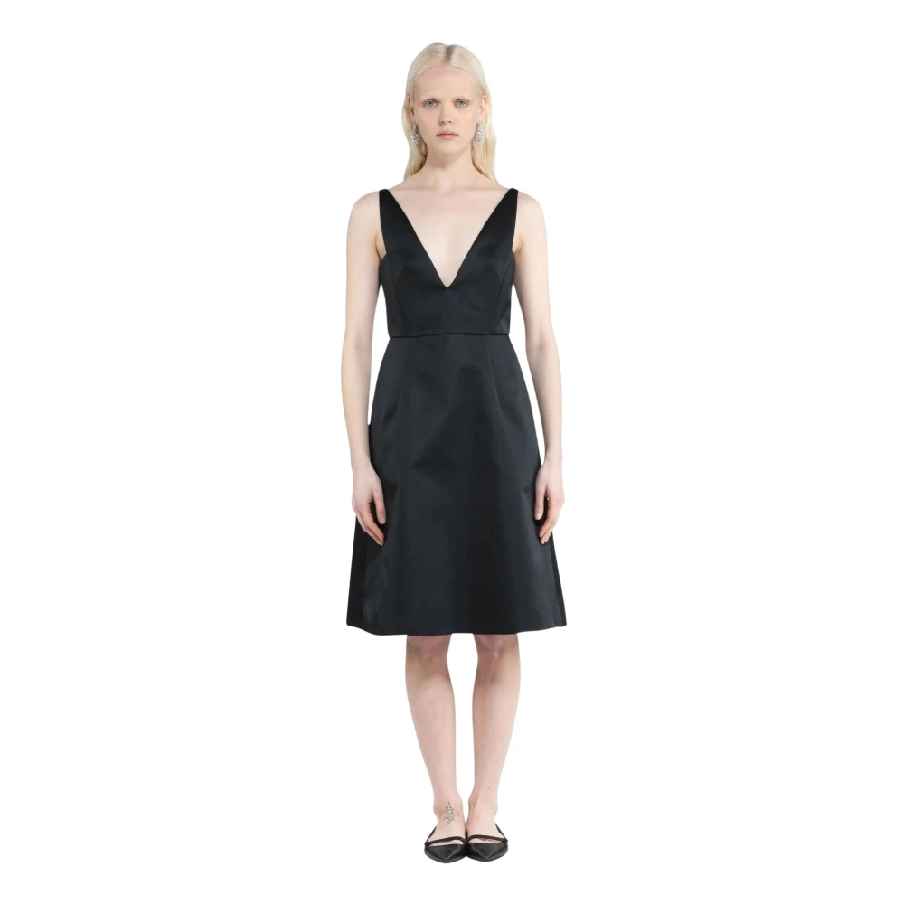 N21 Zwarte Elegante Jurk Collectie Black Dames