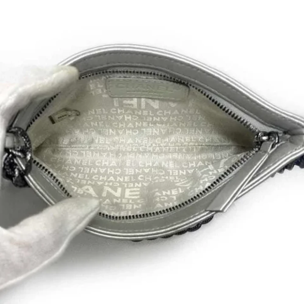 Chanel Vintage Pre-owned Fabric chanel-bags White Dames