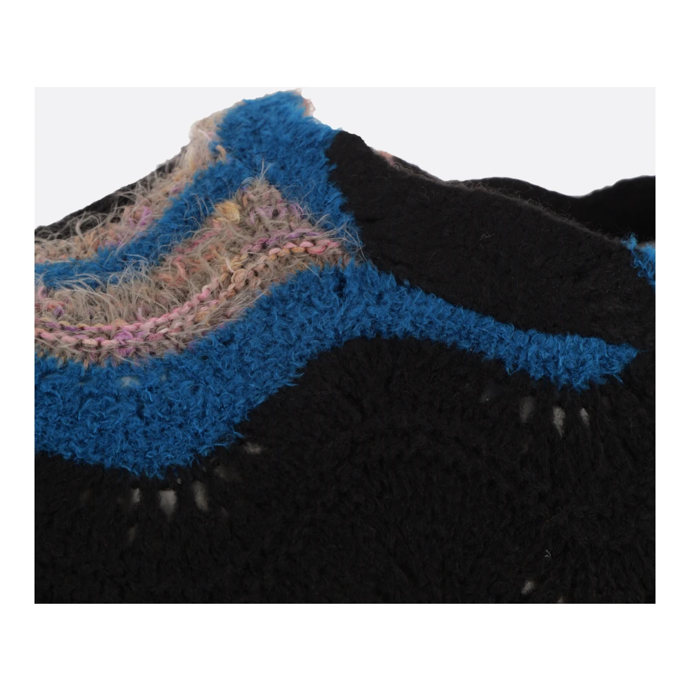 Vitelli Zwarte Broken Waves Trui Black Heren