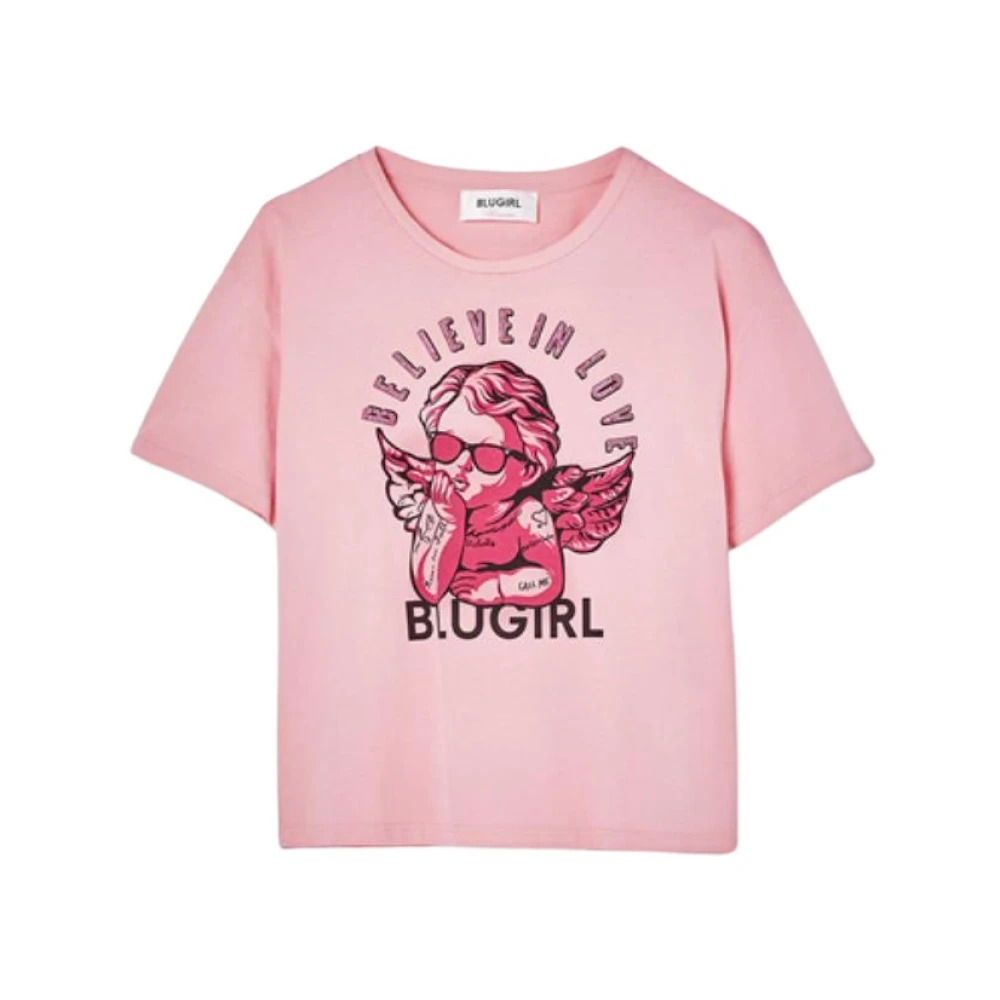 Blugirl Casual T-Shirt Pink Dames
