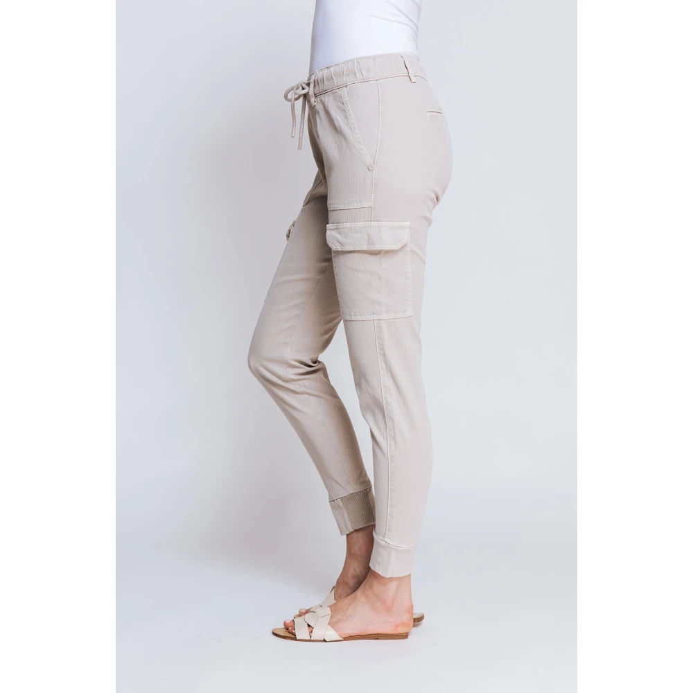 Zhrill Cord-Cargo trousers Daisey Beige Dames