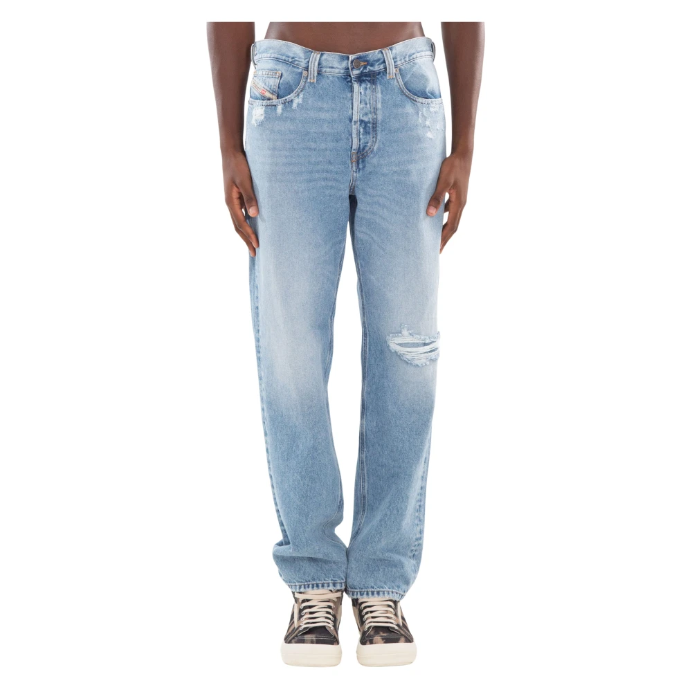 Diesel Lichte Straight Jeans 2010 Stijl Blue Heren
