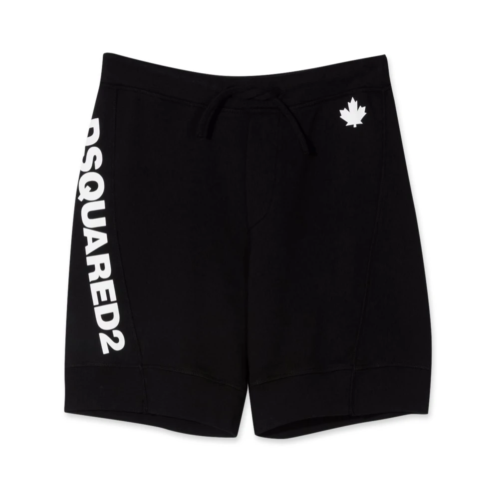 Dsquared2 Stiliga Sommar Shorts för Män Black, Pojke