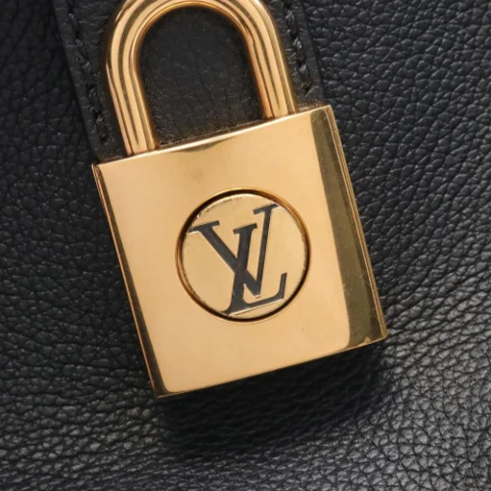 Louis Vuitton Vintage Pre-owned Leather louis-vuitton-bags Black Dames
