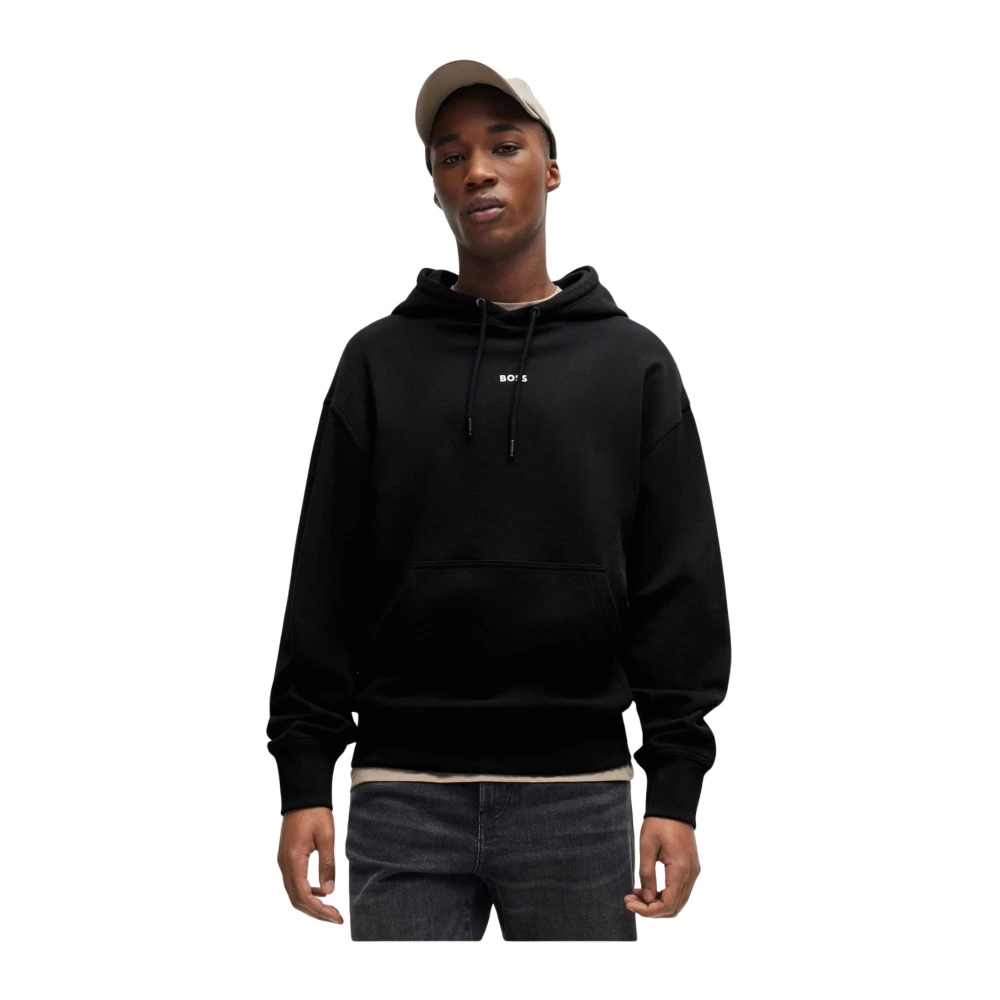 Boss Uomo Nero - Felpa Con Cappuccio - Sweatshirts & Hoodies - Xl