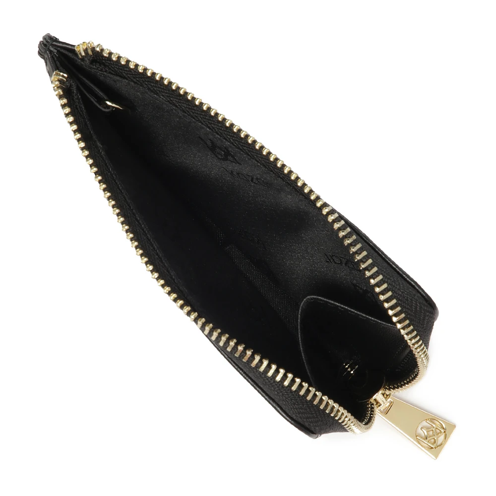 Kazar Praktische leren portemonnee Black Dames